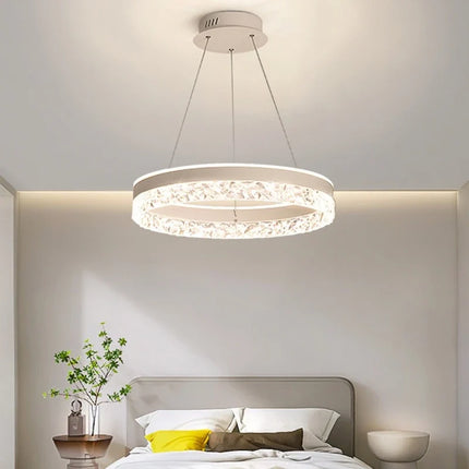 Lustre rond LED avec télécommande décorative — LZ3F9X