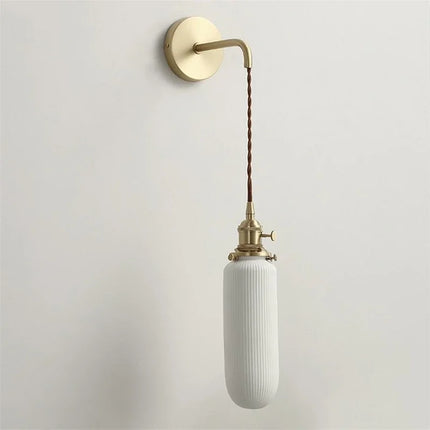 Applique murale LED vintage en céramique style nordique moderne — LZ4X9P2