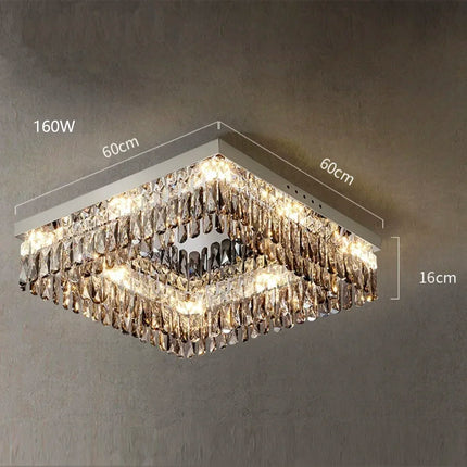 Lustre LED en cristal au design moderne pour intérieur — LZ4X9T2