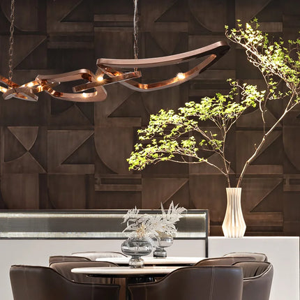 Lustre en acier inoxydable pour bar et restaurant — LZ4X9T2