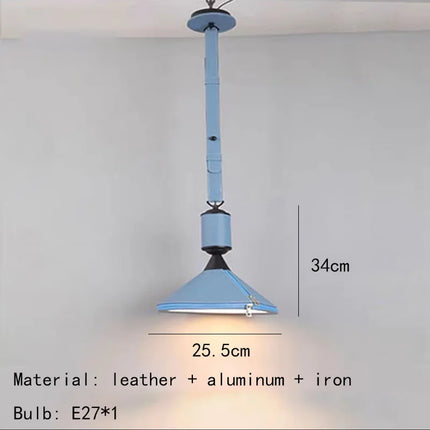 Suspension LED décorative en cuir artificiel — LZ4M7Q2N