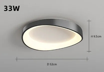 Lustre circulaire LED au design nordique moderne et créatif — LZ4P9XQ