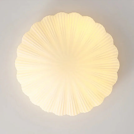 Plafonnier en verre coquillage au style nordique pour intérieur — LZ4X9T2