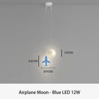 Avion Lune Bleue / 3 températures de couleur