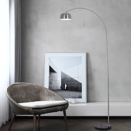 Lampadaire LED nordique réglable à base marbre avec télécommande — LZ4X9JQ
