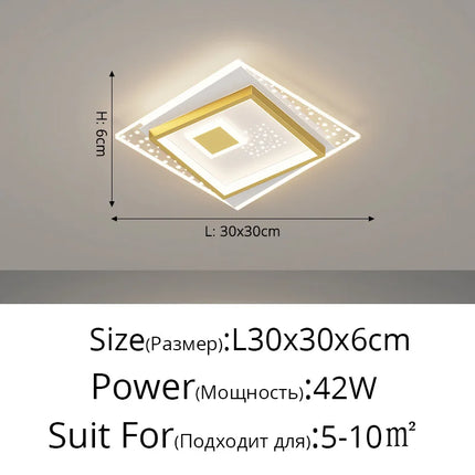 Lustre LED moderne pour éclairage d’allée et couloir — LZ4X9P2