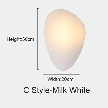 Applique murale LED galet coloré décorative — LZ4X9P