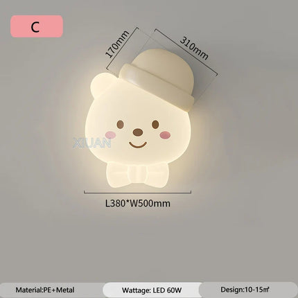 Plafonnier décoratif bonnet de nuit pour chambre d’enfant — LZ4XQ9
