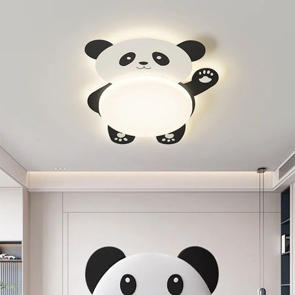 Plafonnier enfant design panda moderne et minimaliste — LZ4Q9XJ