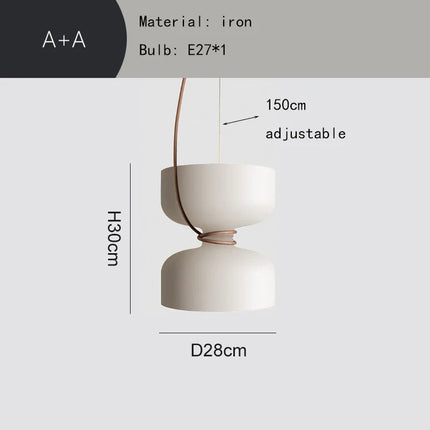 Lustre moderne en métal avec fil réglable — LZ4P9XQ
