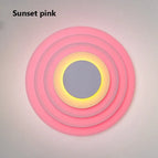 Rose coucher de soleil / D60cm (5 couches)