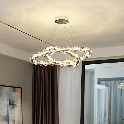 Lustre suspension en cristal pour ambiance élégante et minimaliste — LZ4Q7M2