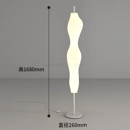 Lampadaire LED sur pied au design nordique moderne et créatif — LZ4X9P2