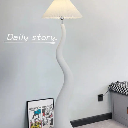 Lampadaire courbé design champignon style nordique haut de gamme — LZ4X9T2