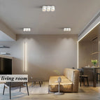 Black / 3000K Warm White / 3x12W Dimmable