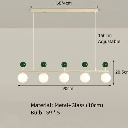 Lustre en verre et métal au design dynamique — LZ4XJ9