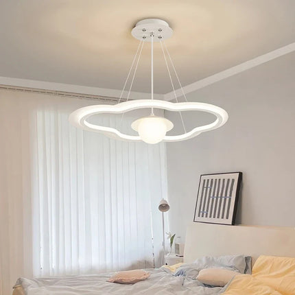 Lustre LED avec abat-jour en forme de nuage pour intérieur — LZ4X9P