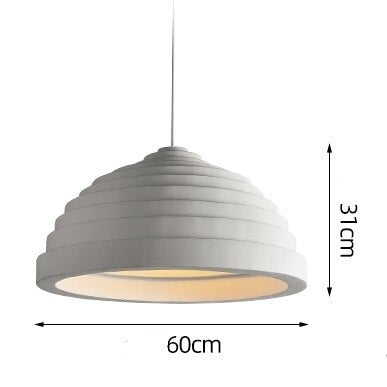 Suspension moderne avec abat-jour arrondi design Jorja — LZ4X9Q