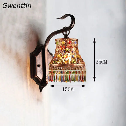 Applique murale bohème rétro pour ambiance cosy — LZ4X9T