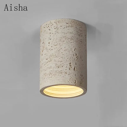 Plafonnier LED style nordique Wabi-Sabi pour intérieur — LZ4X9P2