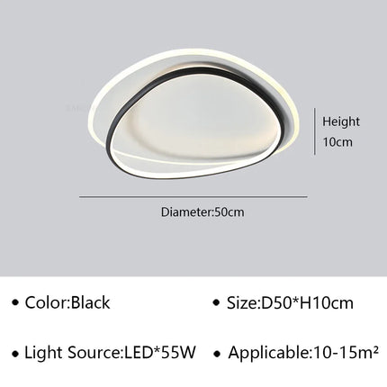 Plafonnier LED moderne pour décoration intérieure élégante — LZ4X9P2