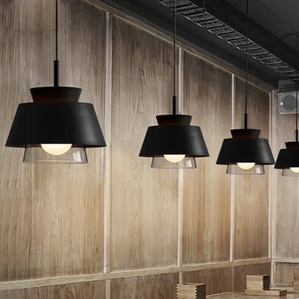 Suspension décorative en verre et fer style nordique pour intérieur — LZ4M9X2