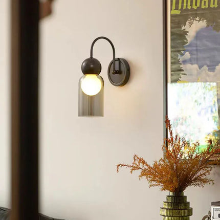 Applique murale moderne en verre et laiton pour intérieur raffiné — LZ7D9X