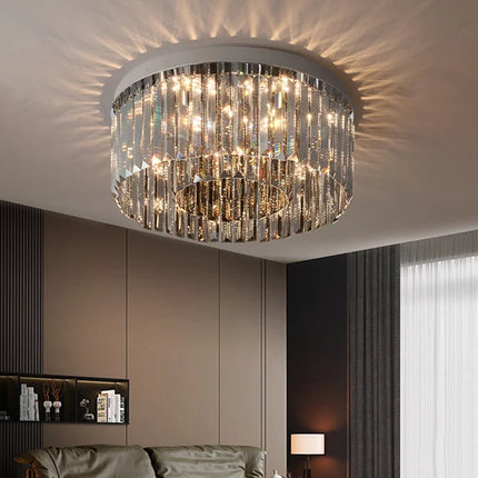 Plafonnier en cristal haut de gamme pour intérieur élégant — LZ4X9P2Q