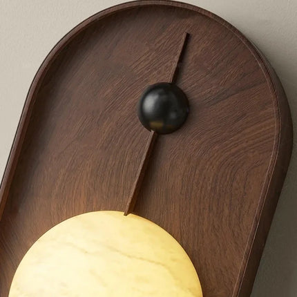 Applique murale LED rétro en marbre pour décoration moderne — LZ4T9XQ