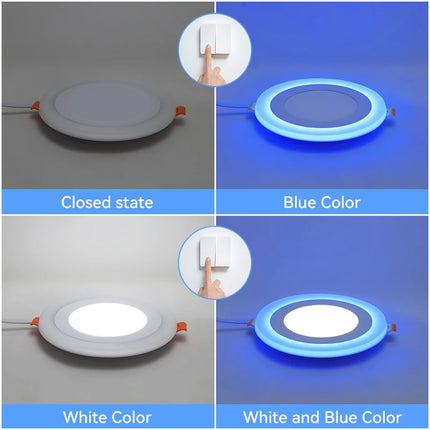 Plafonnier encastré LED lumière froide au design moderne pour intérieur — LZ4X9T2