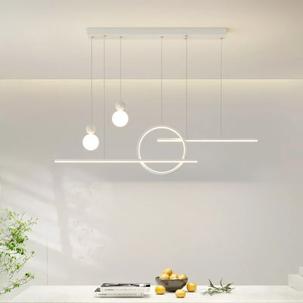 Lustre suspension style nordique moderne crème millet — LZ4X9Q