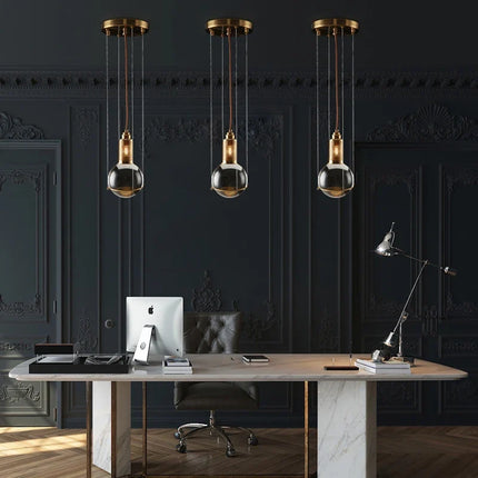 Suspension boule de cristal au design nordique moderne pour intérieur — LZ4X9Q2