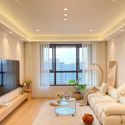 Spot LED ultra fin sans cadre anti-éblouissement pour intérieur — LZ4X9T2