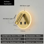 A4 / Blanc chaud (2700-3500K) / LED 3W et 8W