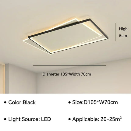 Plafonnier LED moderne pour décoration intérieure élégante — LZ4Q9T1