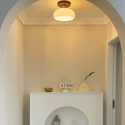 Plafonnier LED blanc pour hall, cuisine et salon — LZ4X9M2