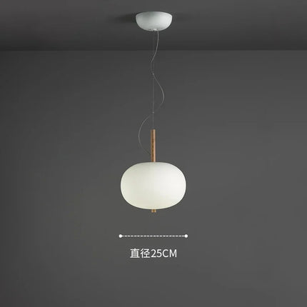 Lustre suspension LED en verre style nordique pour décoration — LZ4X9P