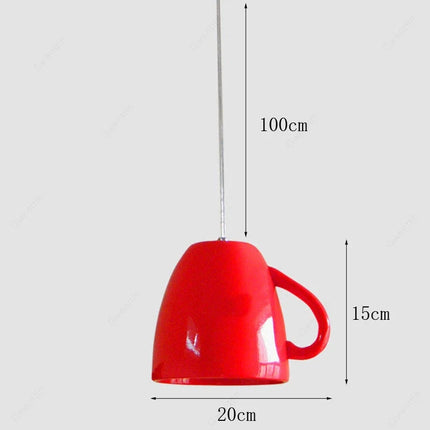 Suspension design artistique en forme de tasse et théière — LZ4X9P