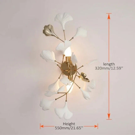 Suspension luxe au design ginkgo pour éclairage moderne et élégant — LZ4D7Q9