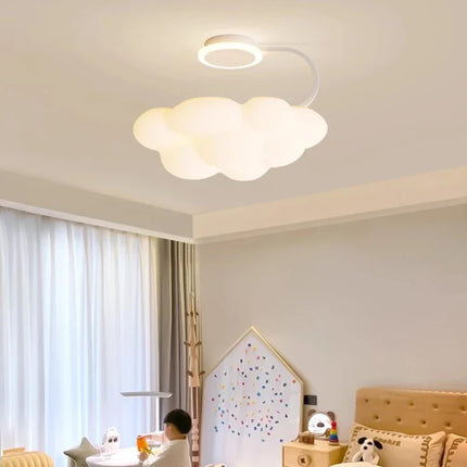 Lustre romantique nuages pour chambre enfant style nordique — LZ4X9J