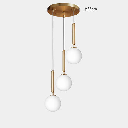 Lustre en verre moderne pour décoration intérieure élégante — LZ4X9M