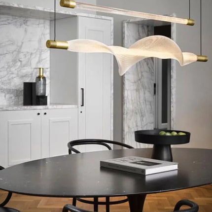 Suspension tube lumineux design nordique pour intérieur décoratif — LZ4XJ9