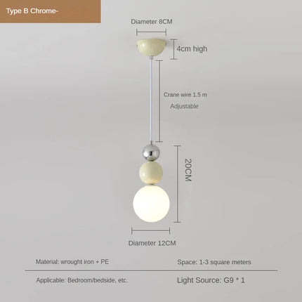 Lustre suspension nordique moderne forme gourde créative — LZ7X9Q