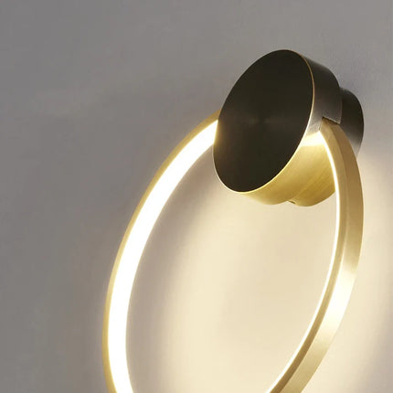 Applique murale LED en laiton style Art déco pour intérieur contemporain — LZ4X9Q2