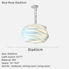 Bleu-Dia43cm / Blanc chaud