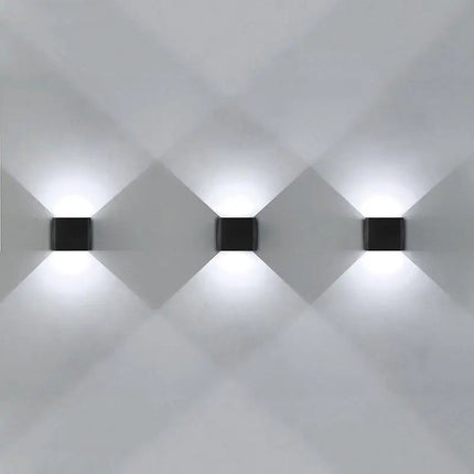 Applique murale extérieure en aluminium étanche design moderne — LZ4X9P2