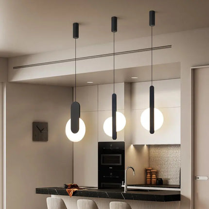 Suspension LED moderne avec appliques en acrylique — LZ4G7T9