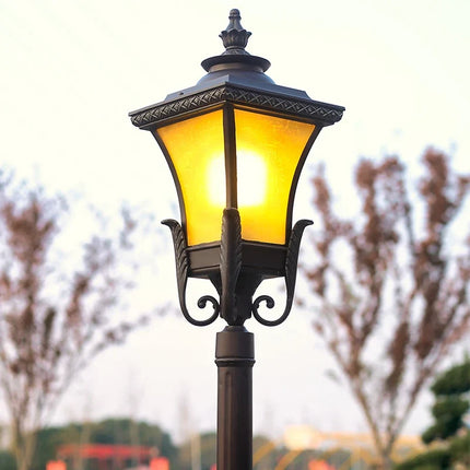 Lampadaire de jardin rétro en aluminium antirouille et étanche — LZ4X9P2Q