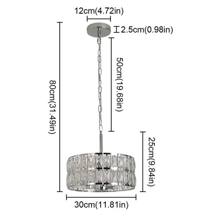 Lustre suspension en cristal pour décoration intérieure — LZ4B7X9