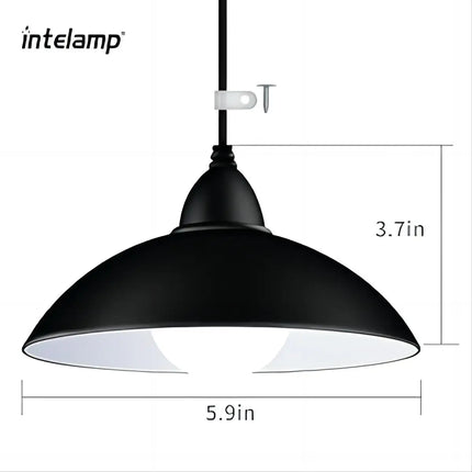Lustre solaire suspendu étanche avec télécommande et haute luminosité — LZ4X9P
